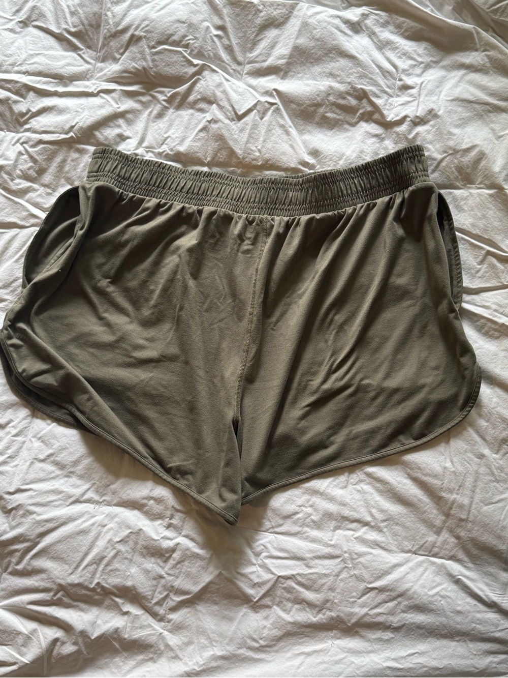 all in motion Olive Green Active Shorts with Logo - Picture 5 of 6